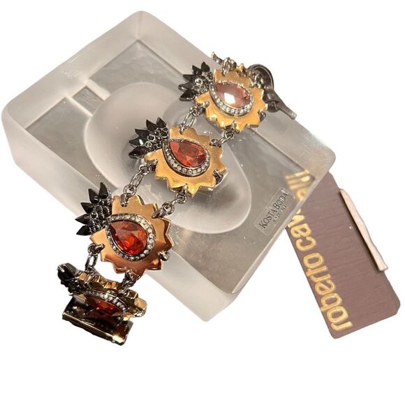 Roberto Cavalli NWT Bracelet Size 7.5” - Picture 3 of 9